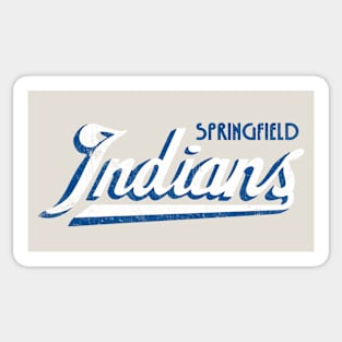 Springfield Indians - Minor Professional Hockey Sticker